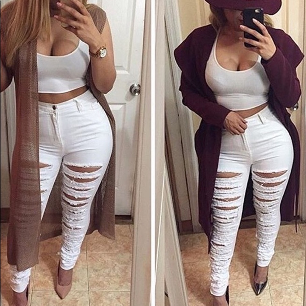 ✨Flash Sale! Diamond Cut High-waist Skinny *New